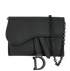 Card Belt Bag, &pound;490, Handbags, Black, Leather, Front view